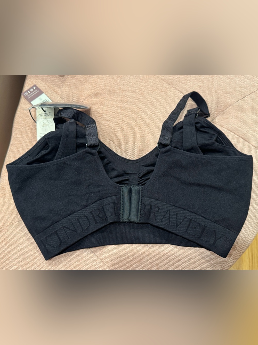 Kindred Bravely Black Seamless Nursing & Maternity Bra - Picture 3 of 3